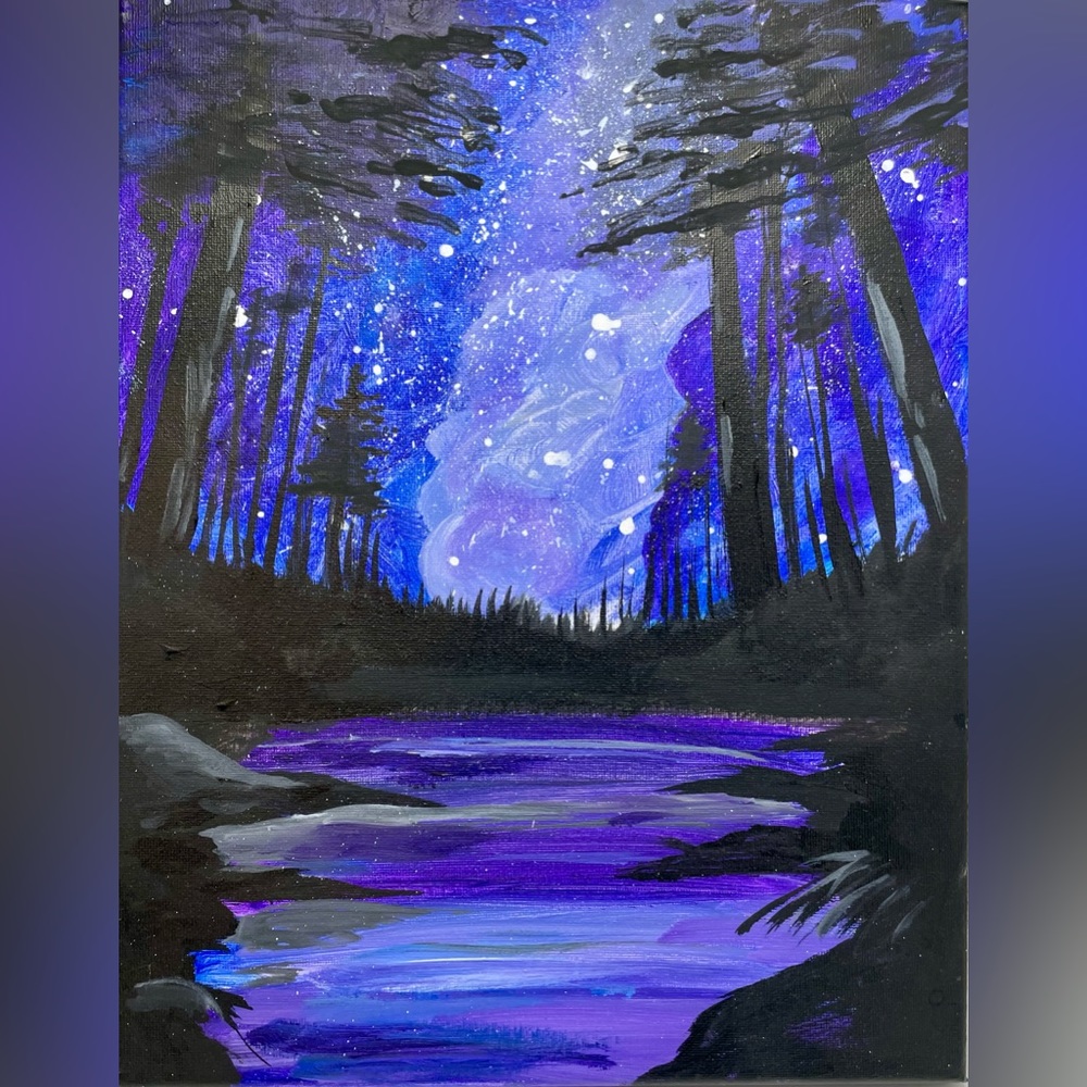 Acrylic painting